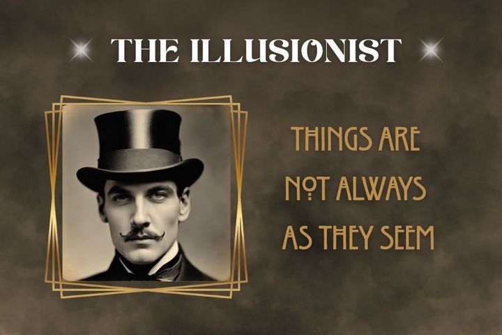 The Illusionist escape room poster