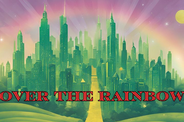 Over The Rainbow escape room poster